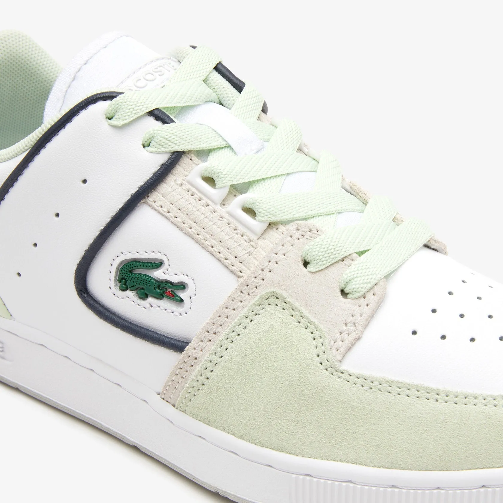 Lacoste CourtCage white green