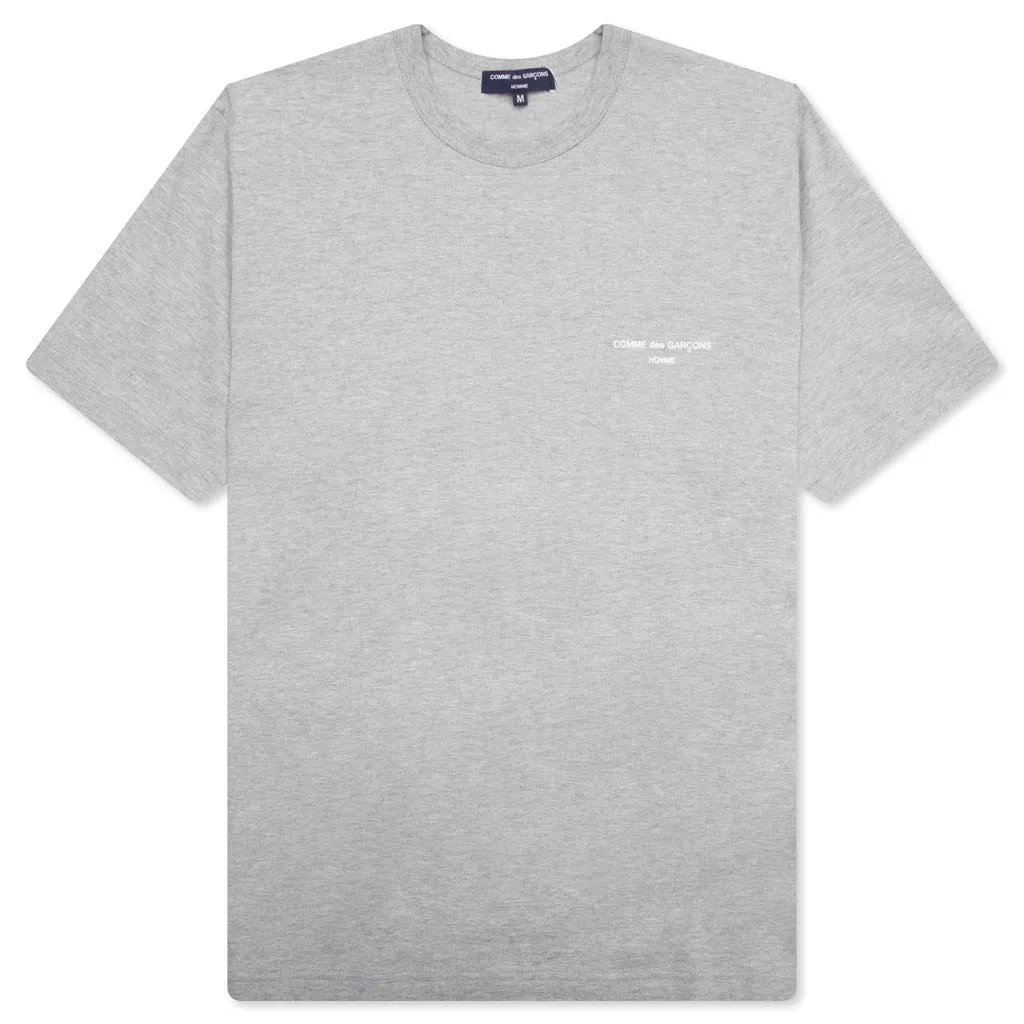 Logo S/S T-Shirt - Top Grey