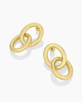 Lou Drop Earrings - Gold