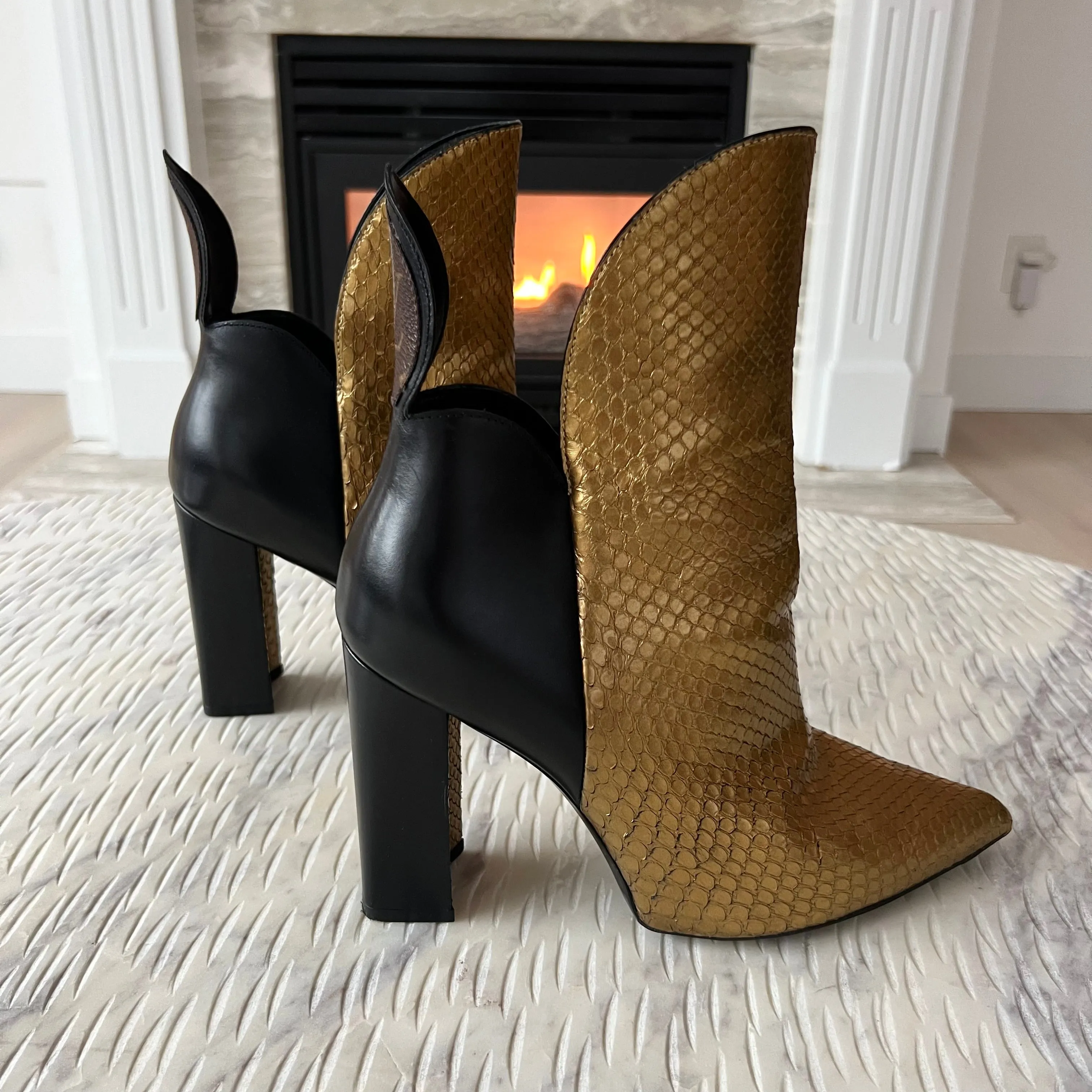 Louis Vuitton Python Boots