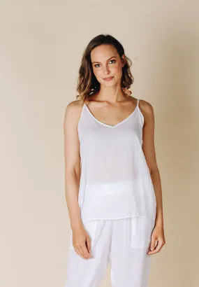 Lula Life - Ibiza Cami - WHITE