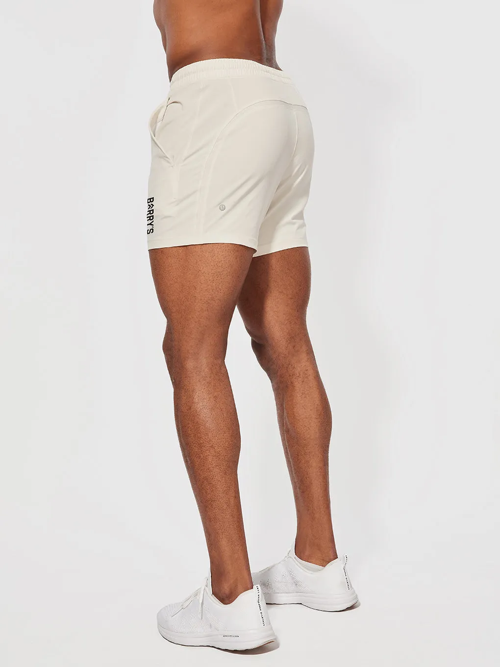 LULULEMON WHITE OPAL PACE BREAKER SHORT 5 LL