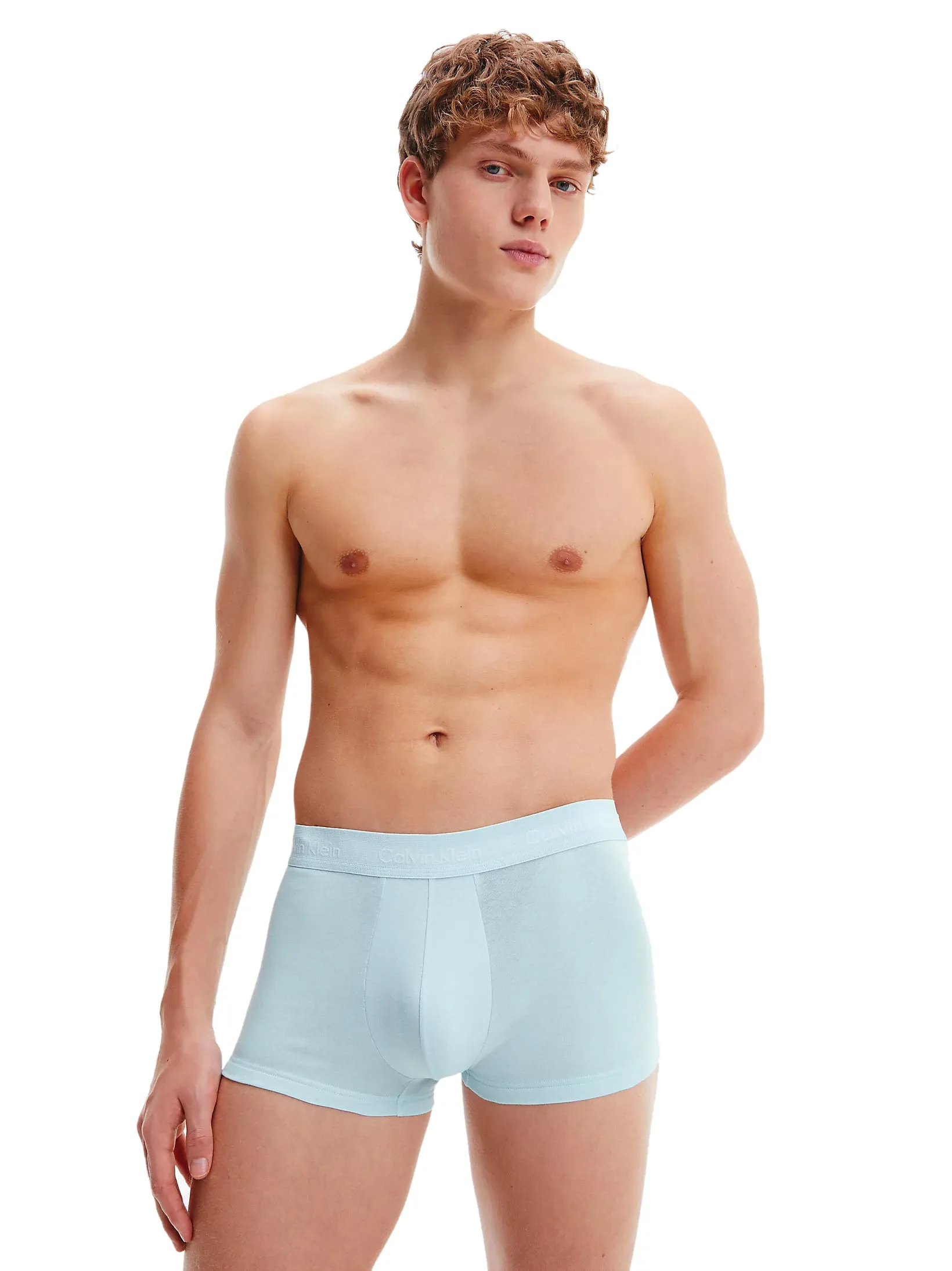 Mens Calvin Klein Boxer Shorts Low Rise Trunks 3 Pack