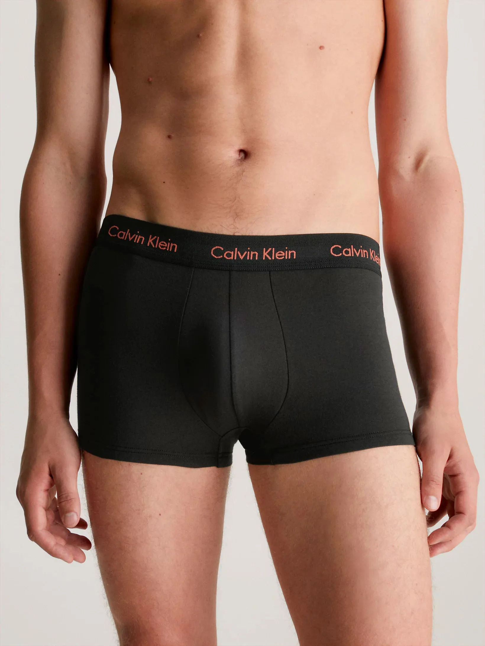 Mens Calvin Klein Boxer Shorts Low Rise Trunks 3 Pack