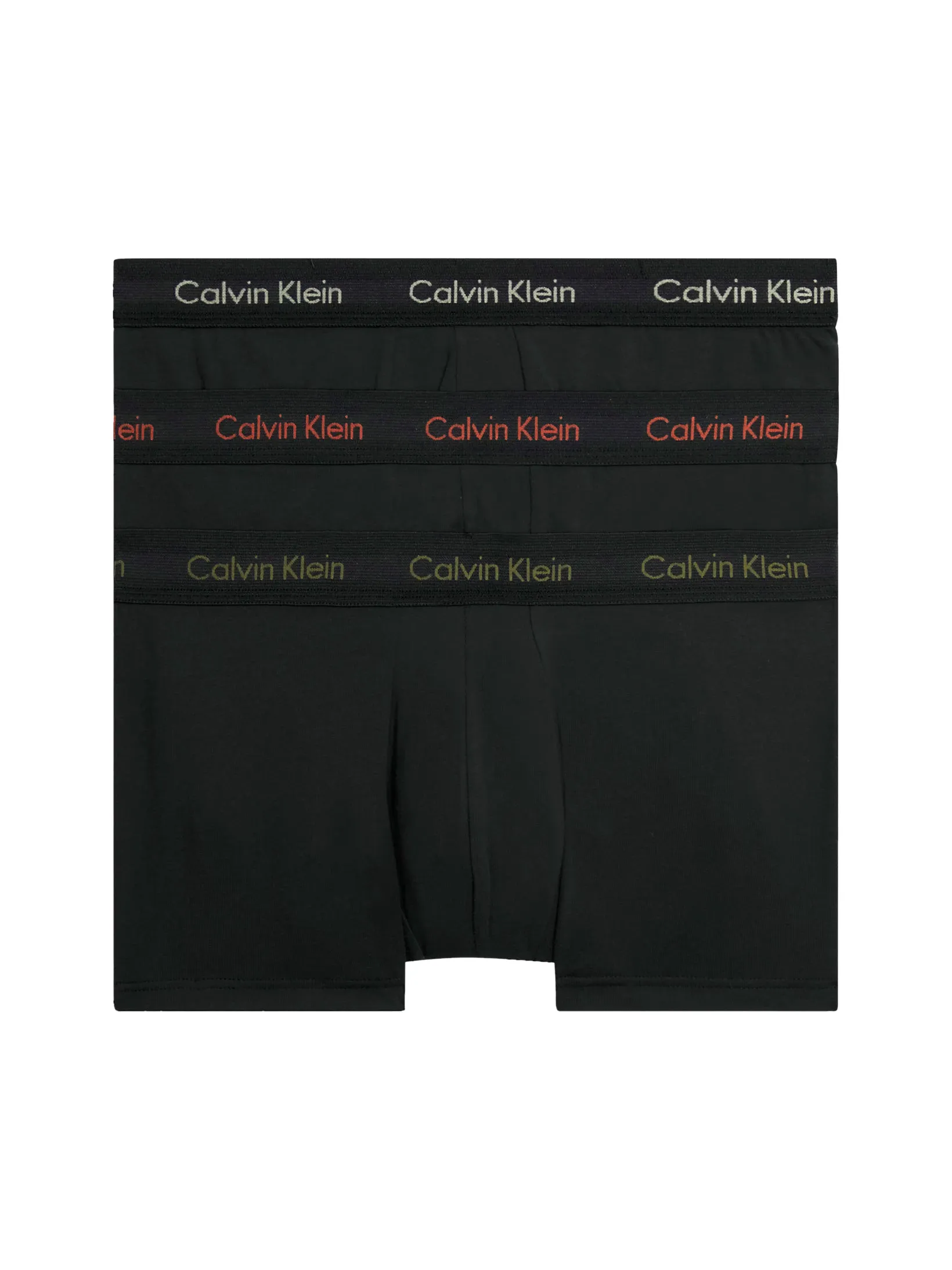 Mens Calvin Klein Boxer Shorts Low Rise Trunks 3 Pack