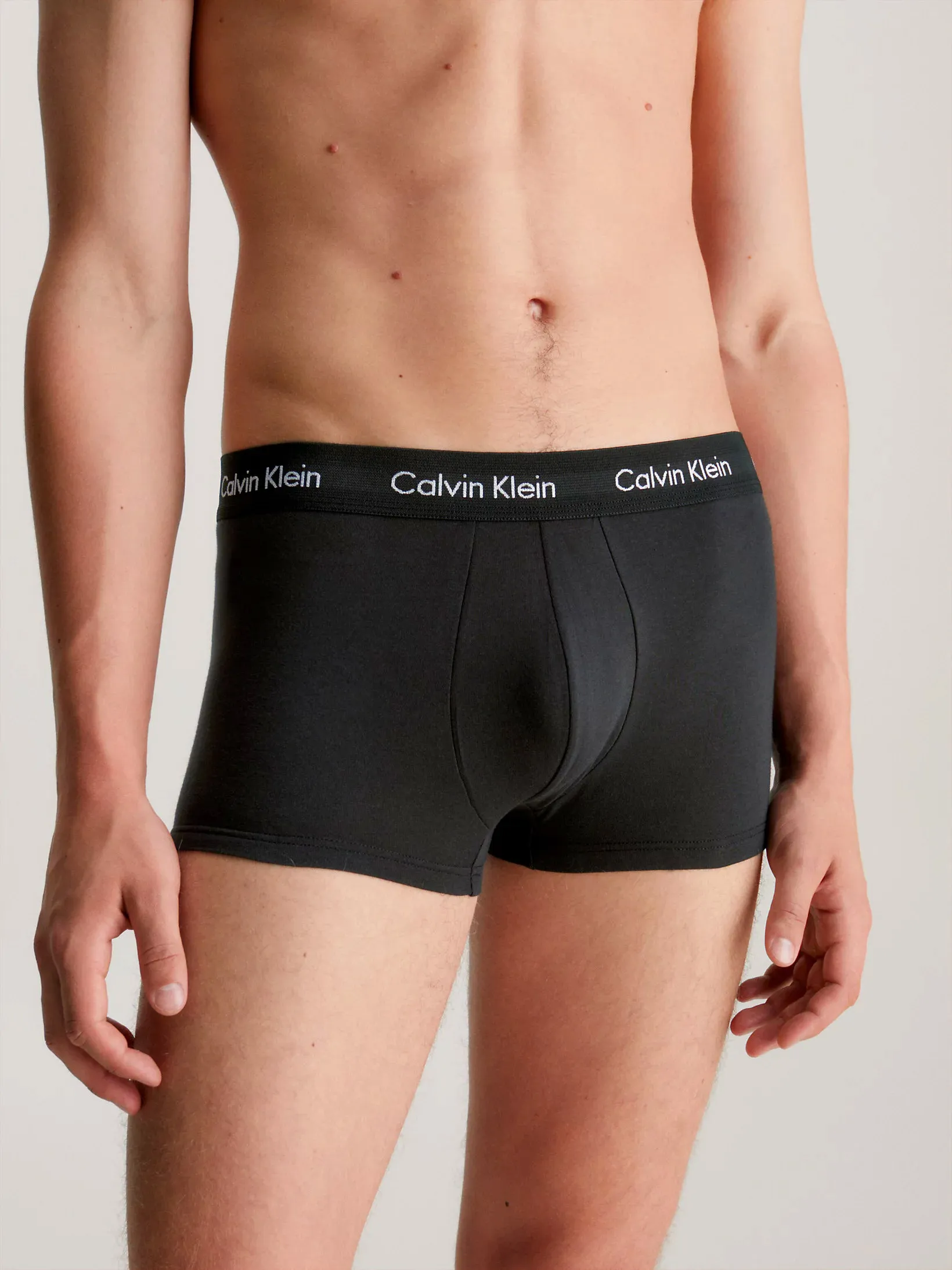 Mens Calvin Klein Boxer Shorts Low Rise Trunks 3 Pack