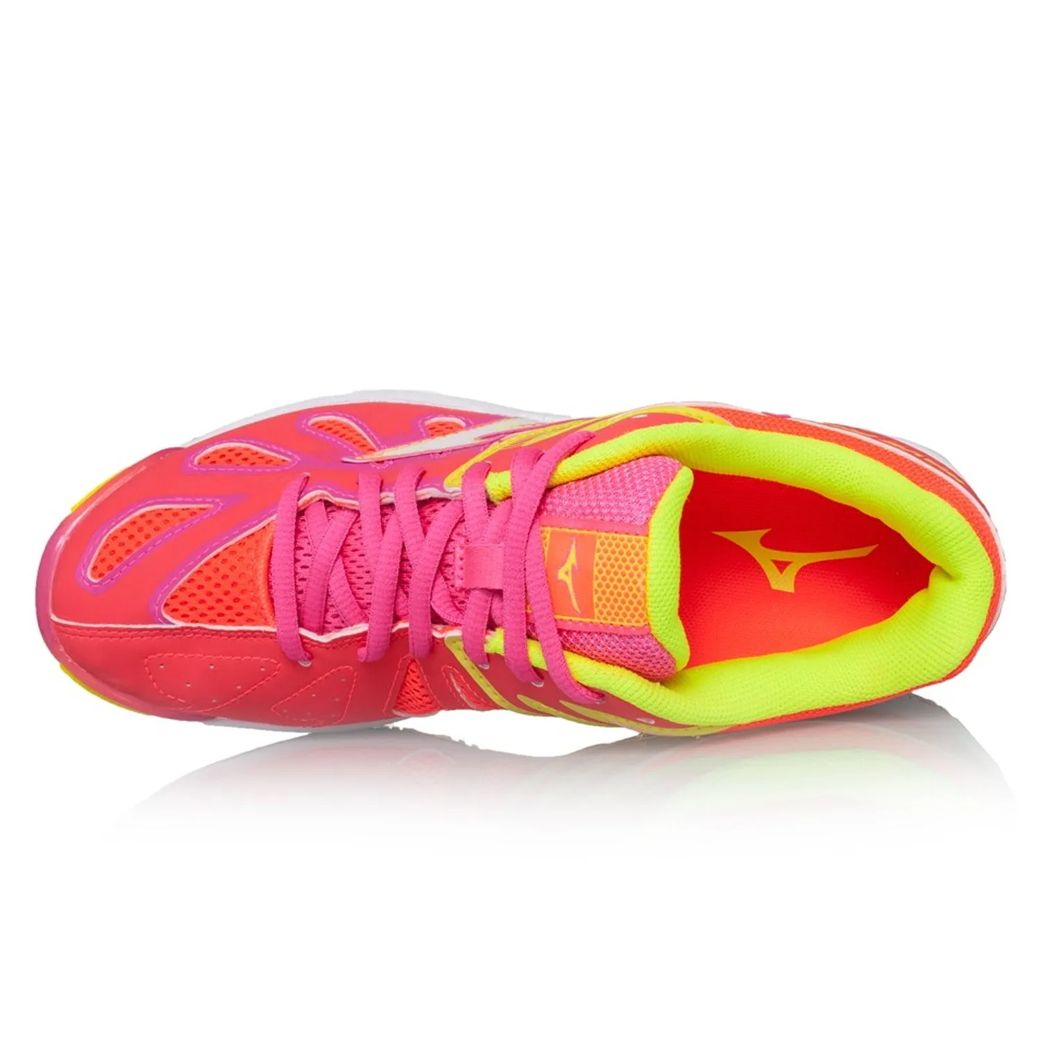 Mizuno Wave Phantom Netball Womens | Coral/White/Pink