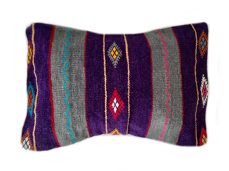 Moroccan Berber Pillow / Cushion Cover - Kilim - Dalia