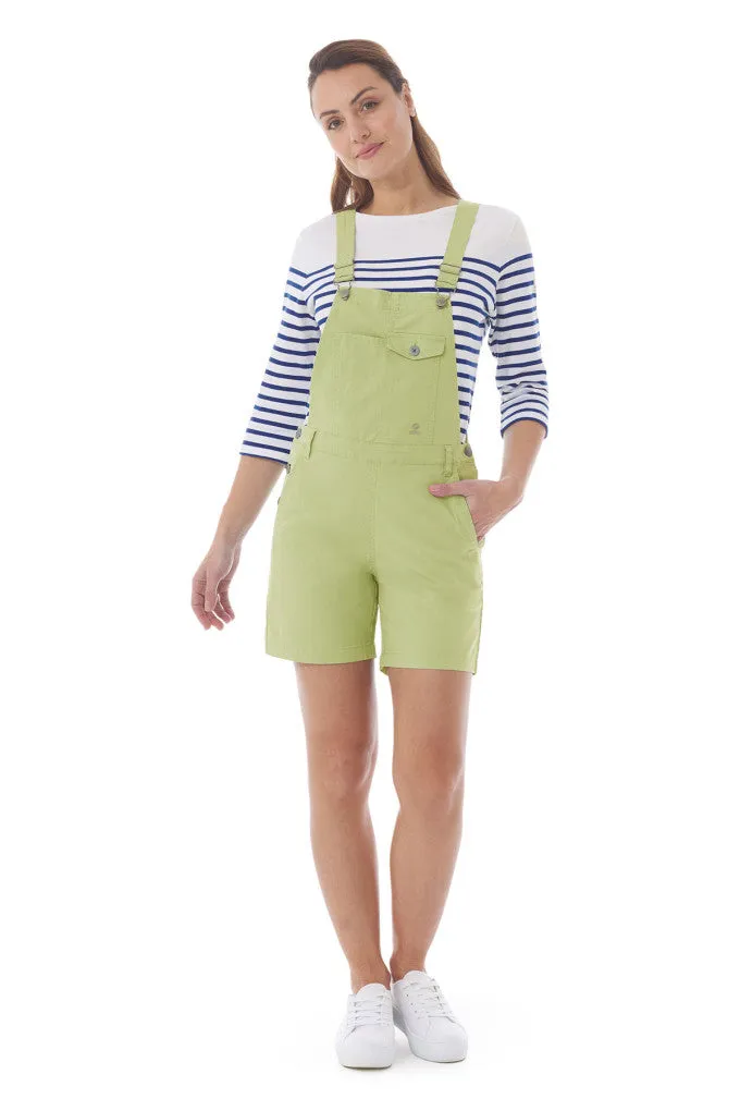 Mousqueton Glazet Dungaree Shorts - Celeri