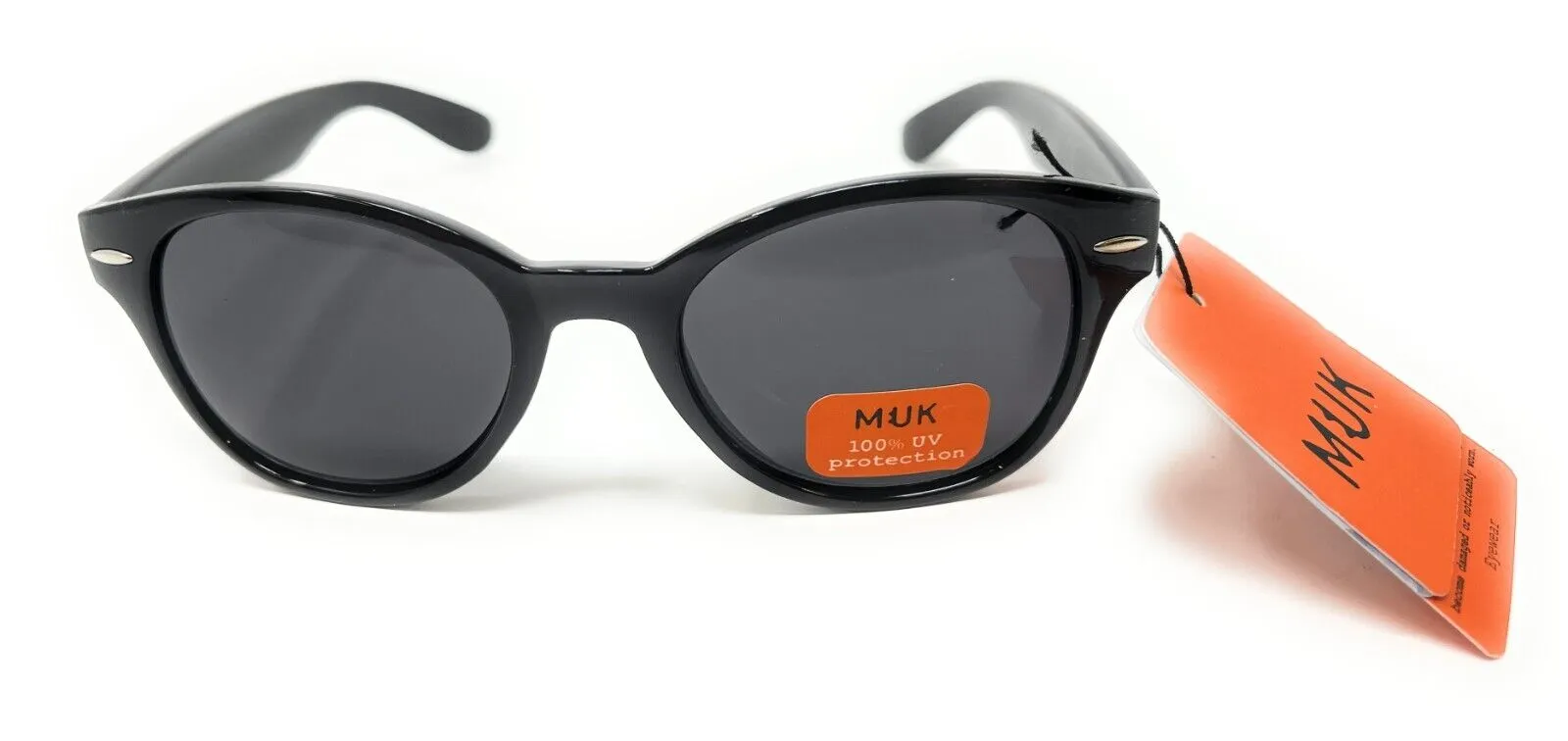 MUK Sunglasses Women's Fashion Black Frame and Lens 7834