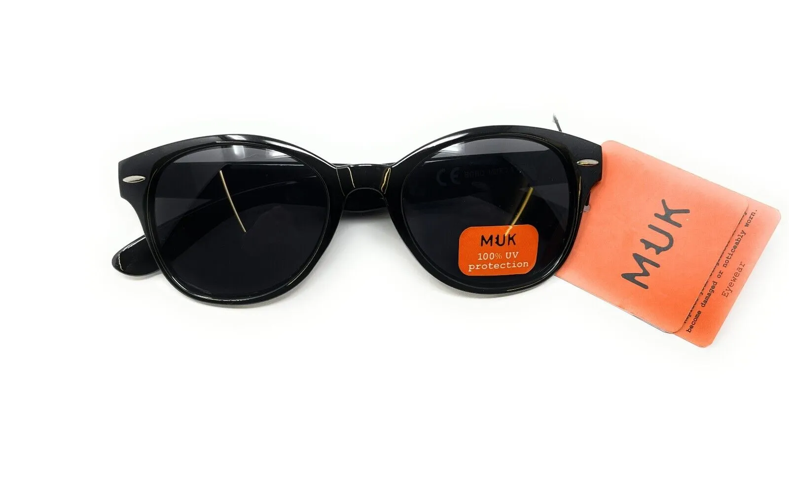 MUK Sunglasses Women's Fashion Black Frame and Lens 7834