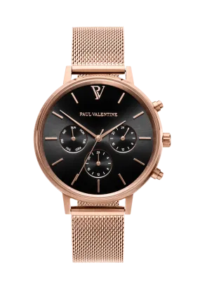 Multifunctional Rose Gold Black Mesh