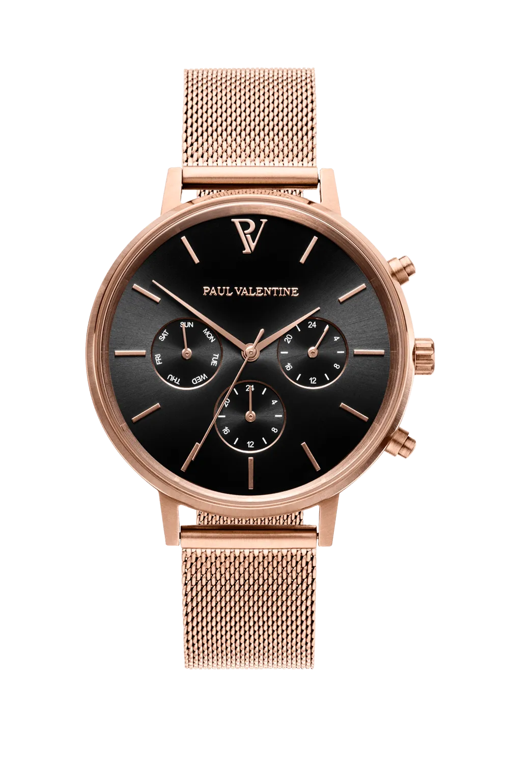 Multifunctional Rose Gold Black Mesh