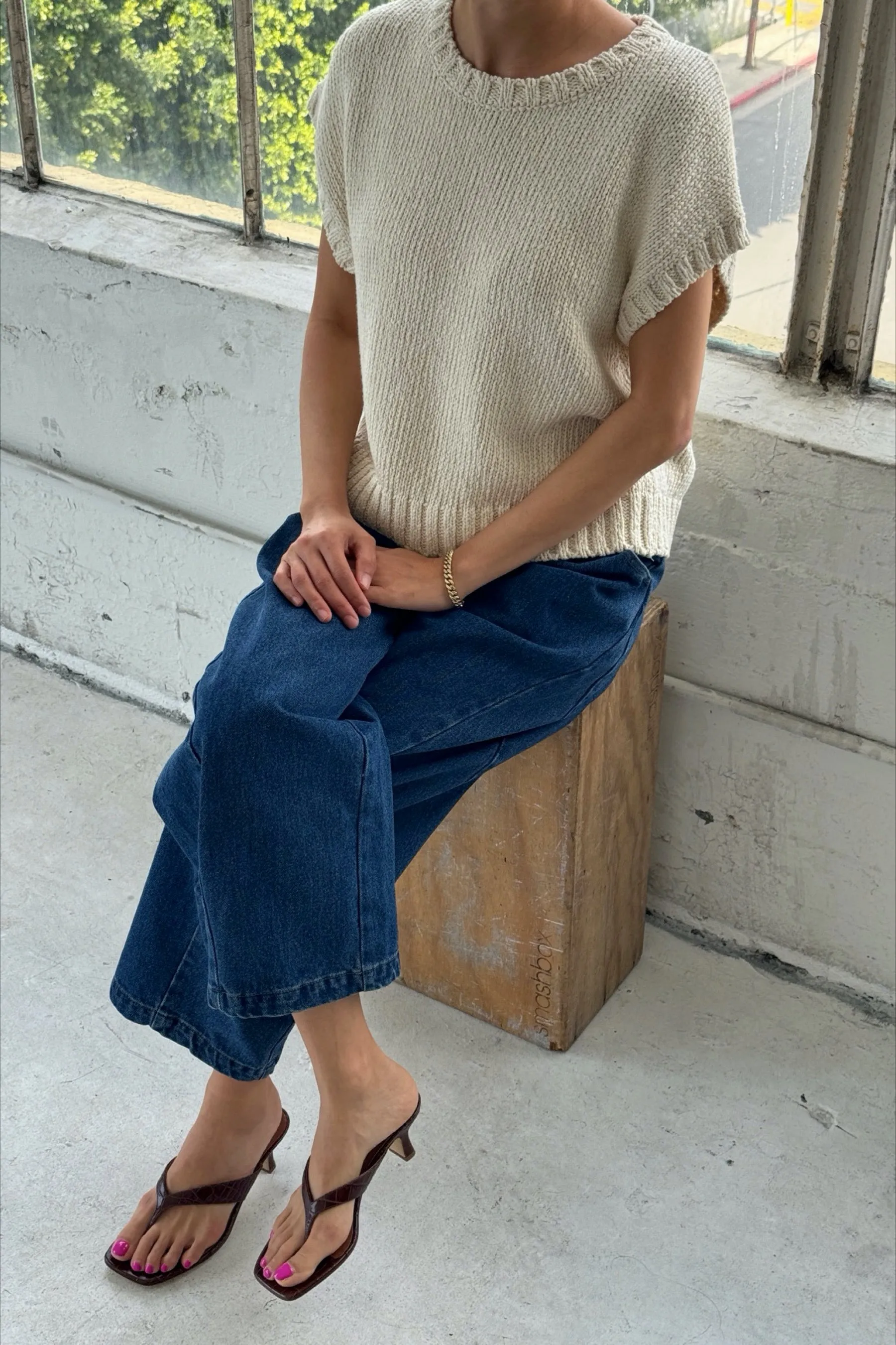 Naturel Pierre Sweater Top