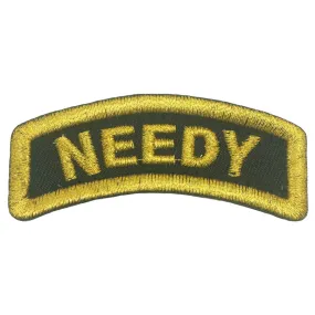 NEEDY TAB - BLACK METALLIC GOLD