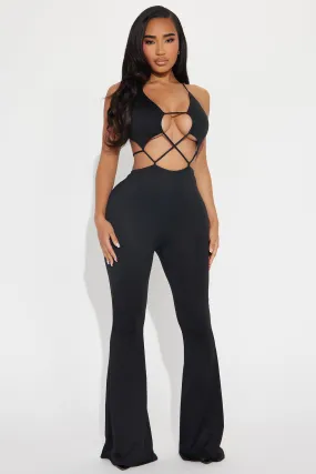 Out Of Sight Jumpsuit - Black