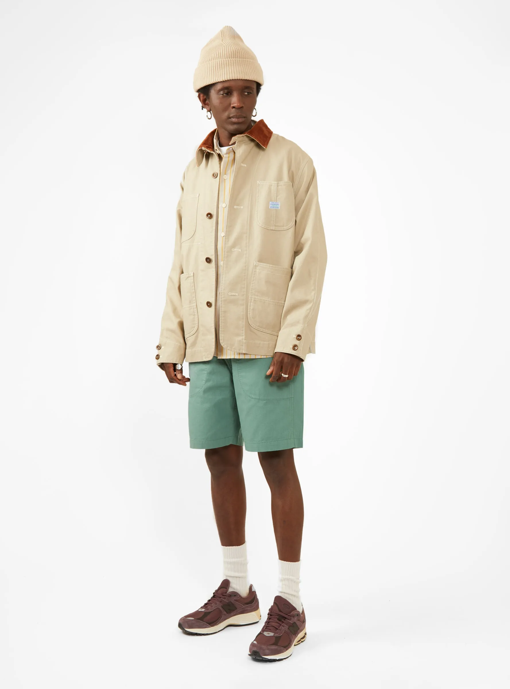 Paperclip Apron Jacket Camel