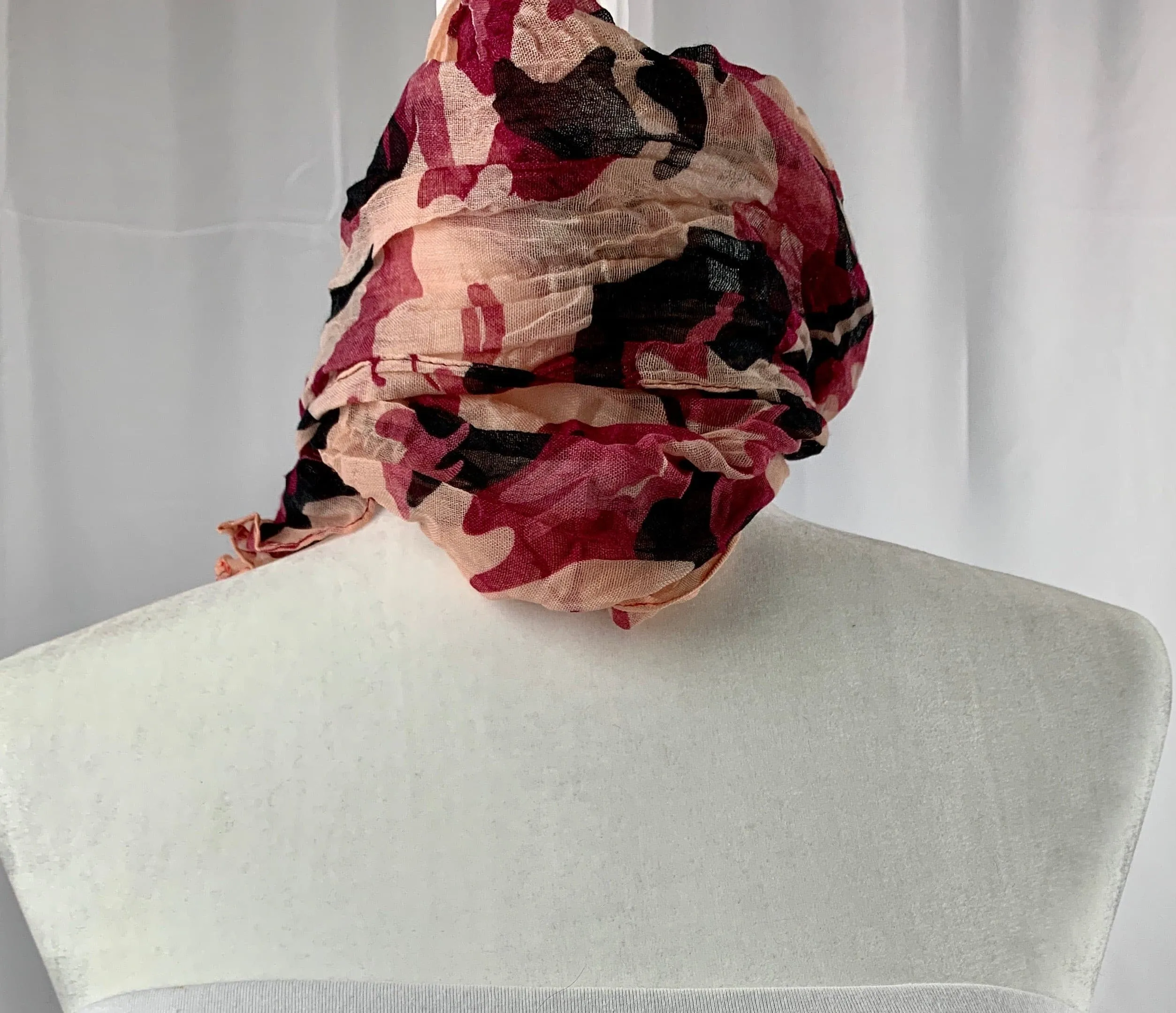 Pink Camo Neck Scarf