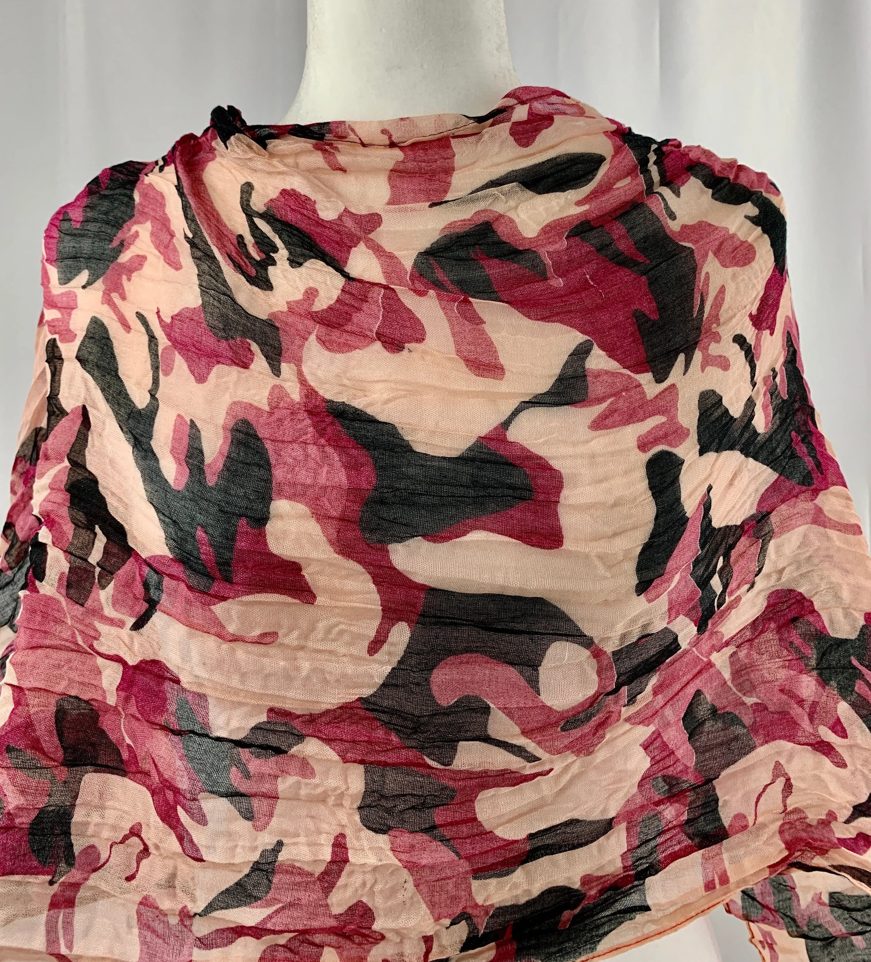 Pink Camo Neck Scarf