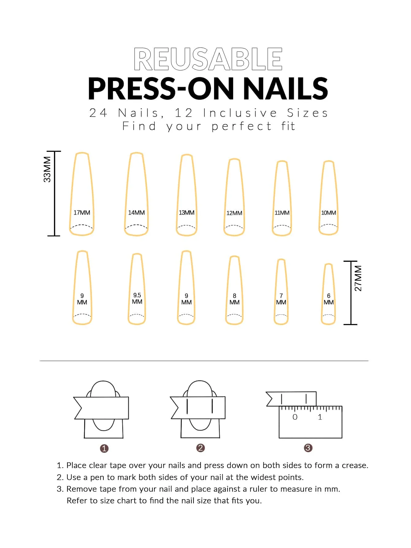 Pretty and Prissy Coffin Press on Nails