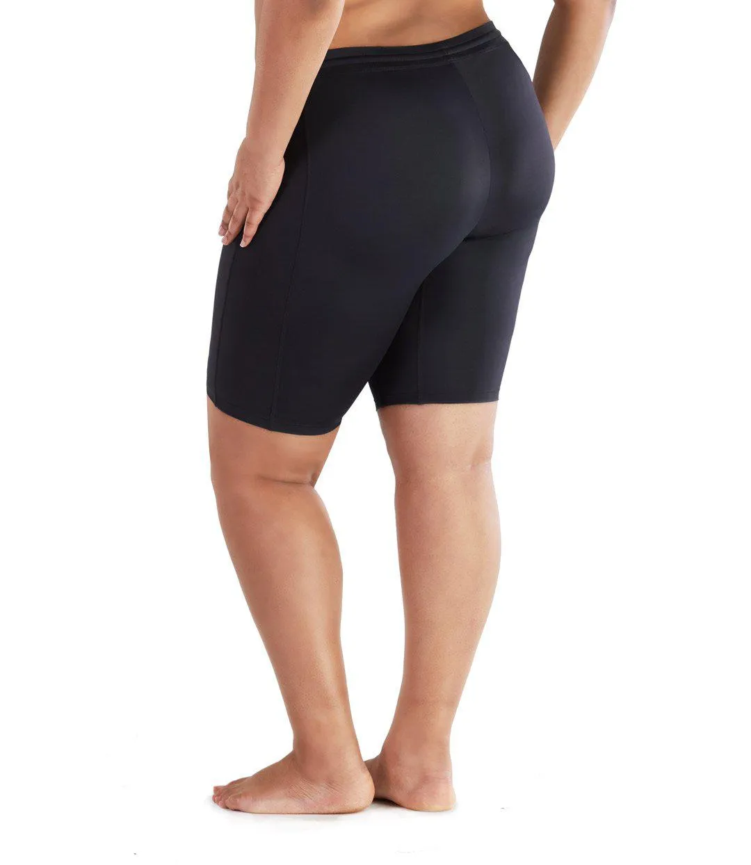 QuikEnergy Fitted Swim Short Black