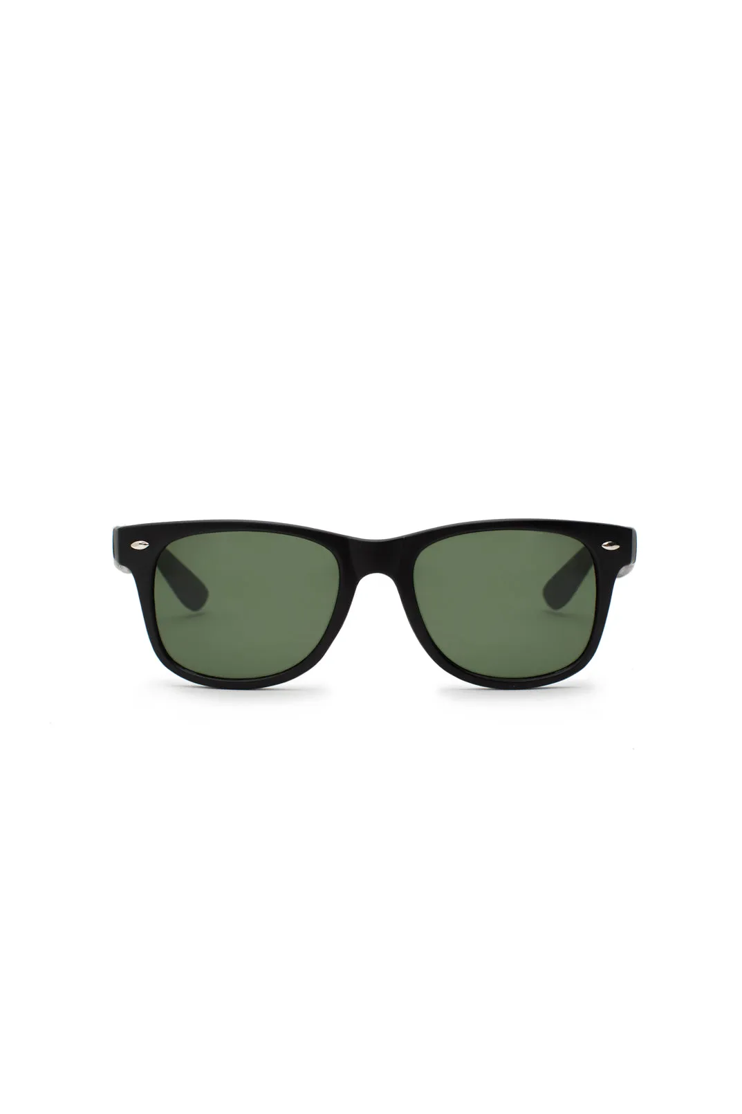 Rectangular Sunglasses in Matte Black - B0009SBLK