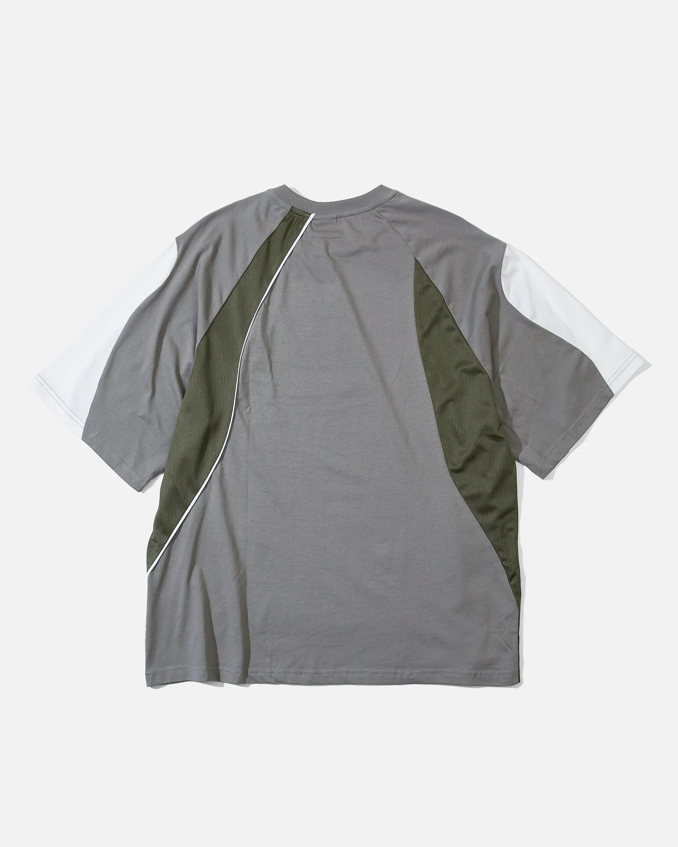 Shattered Panel Tee - Grey