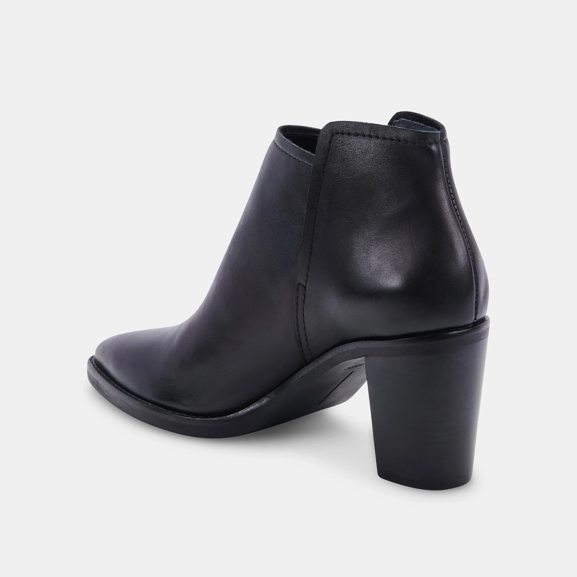 SPADE BOOTIES BLACK LEATHER