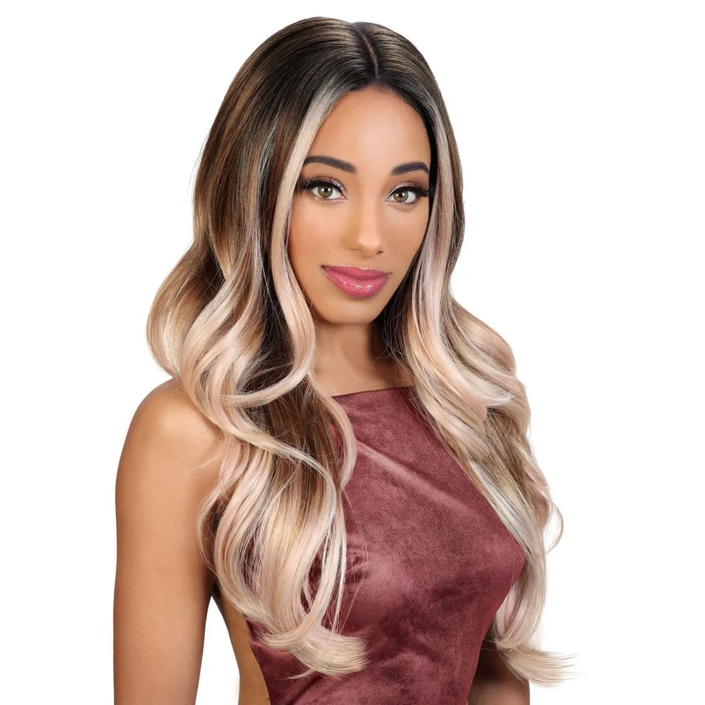 SW-LACE H GLORY | Synthetic Swiss Lace Front Wig