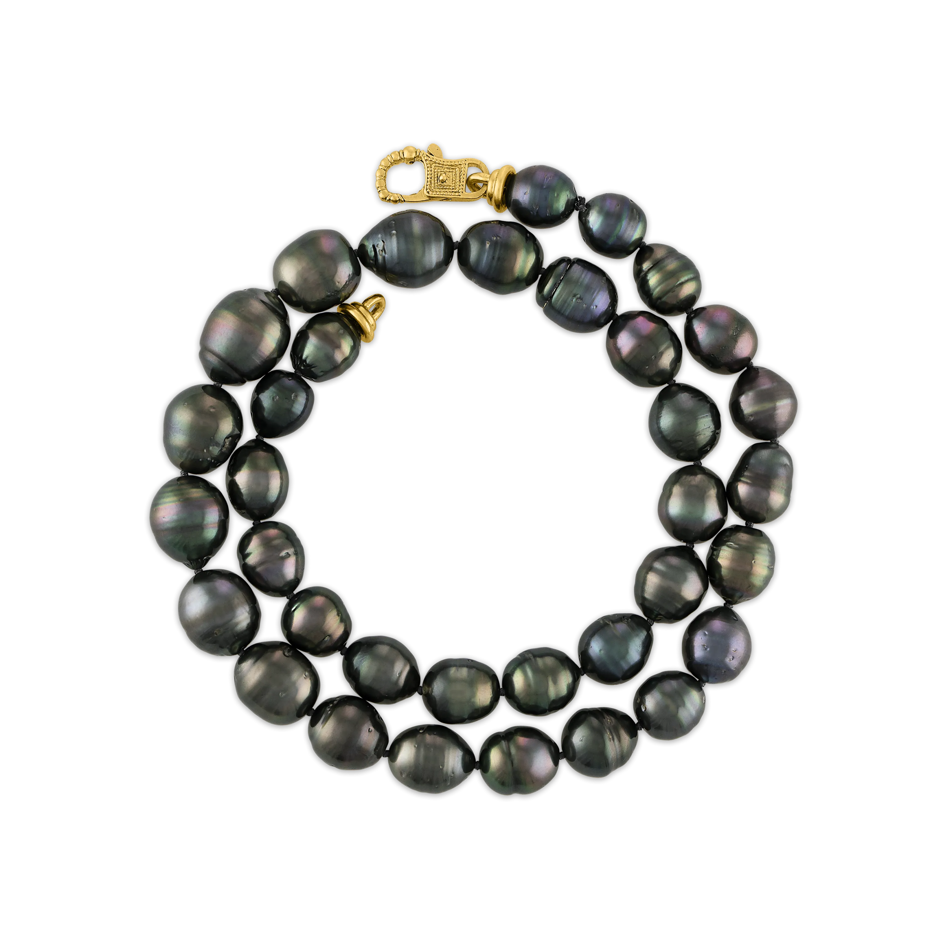 Tahitian Pearl Strand with Fibula Clasp