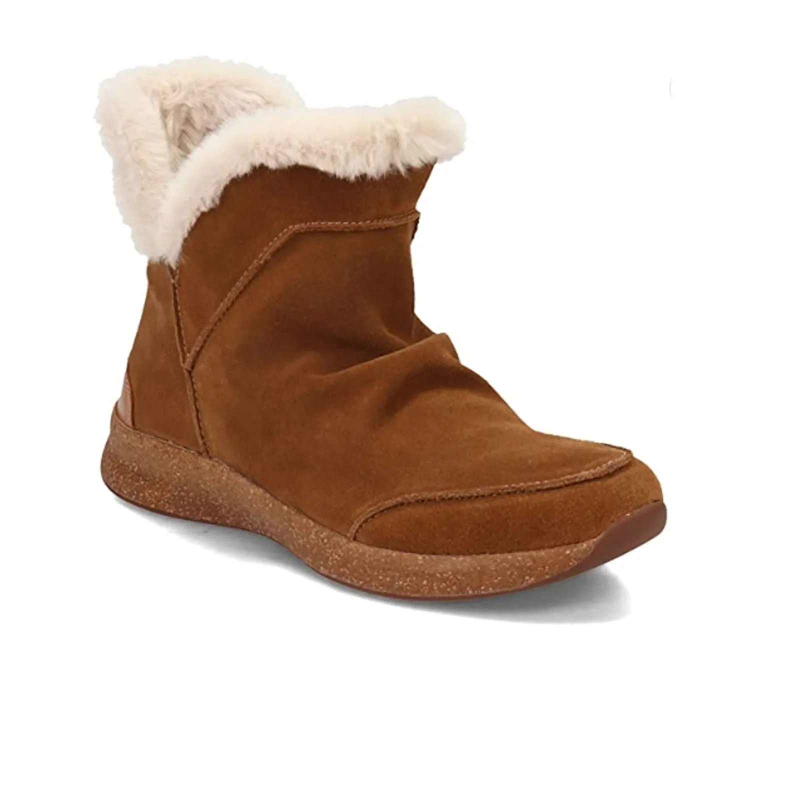 Taos Future Pull On Mid Bootie (Women) - Chestnut Suede