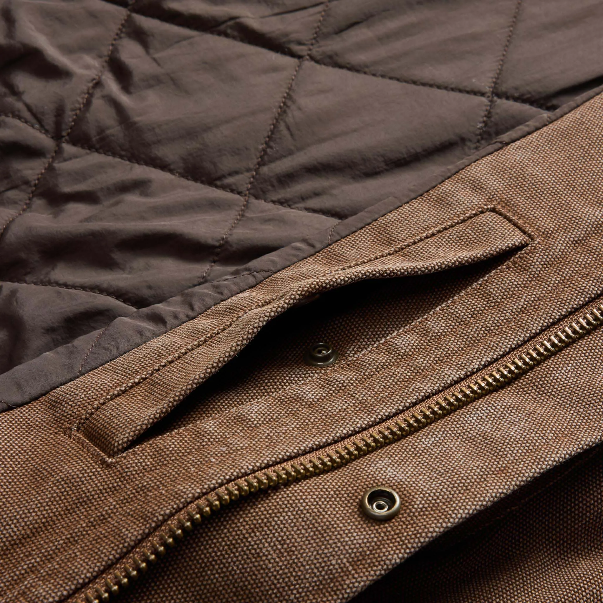 The Workhorse Jacket in Aged Penny Chipped Canvas