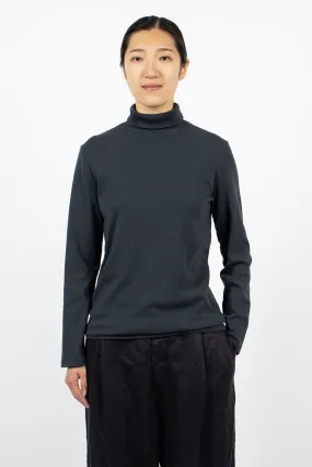 Turtleneck Top Dark Navy