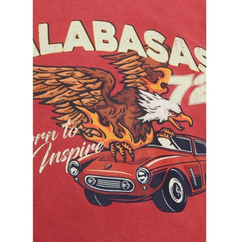 Valabasas Fire Bird Tee (Vintage Date Red) VLBS9008