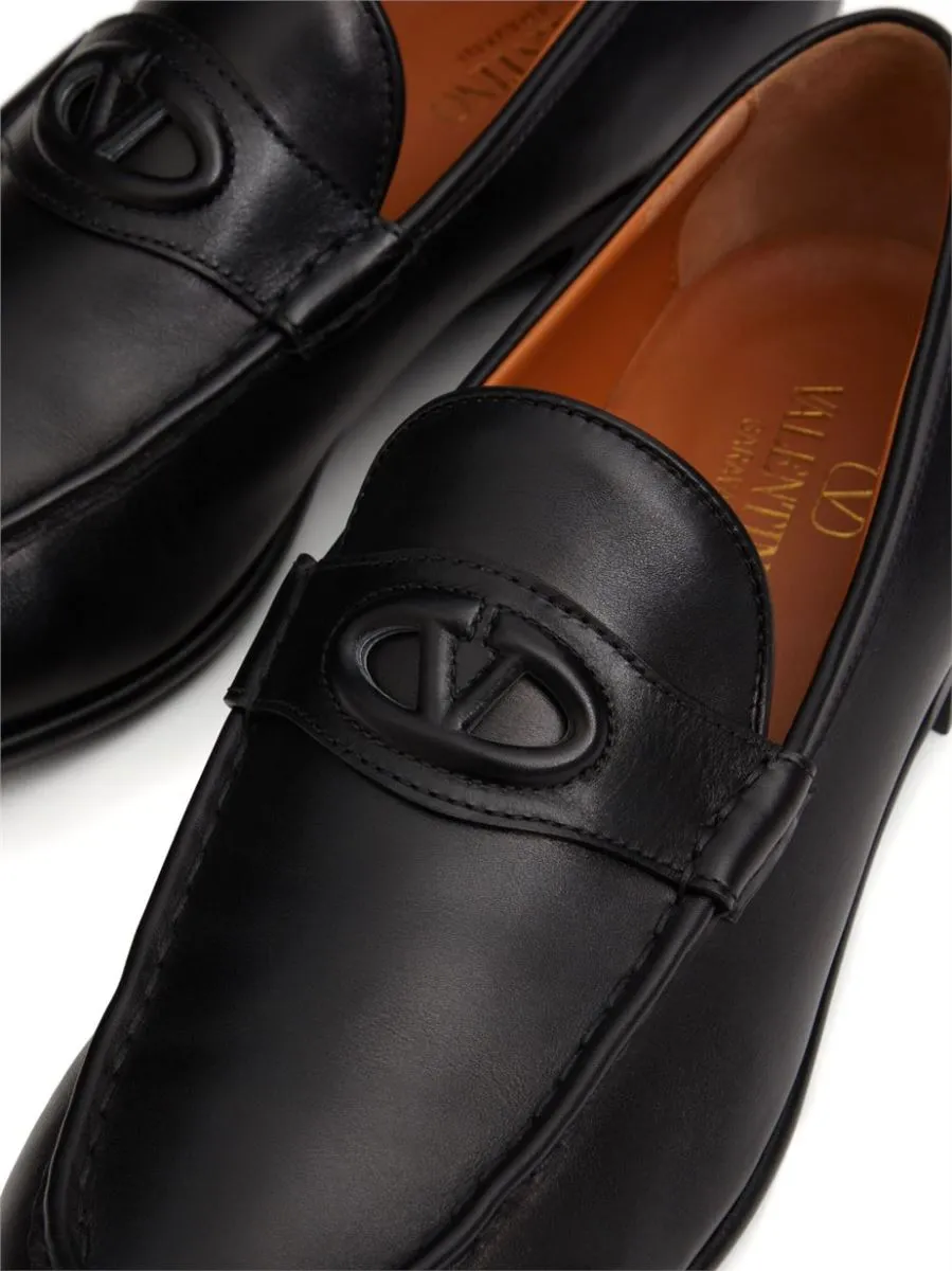 VLOGO SIGNATURE LEATHER LOAFERS