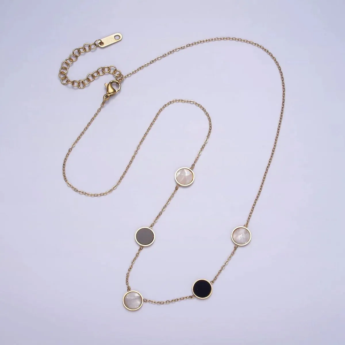 White Quartz Stone Necklace