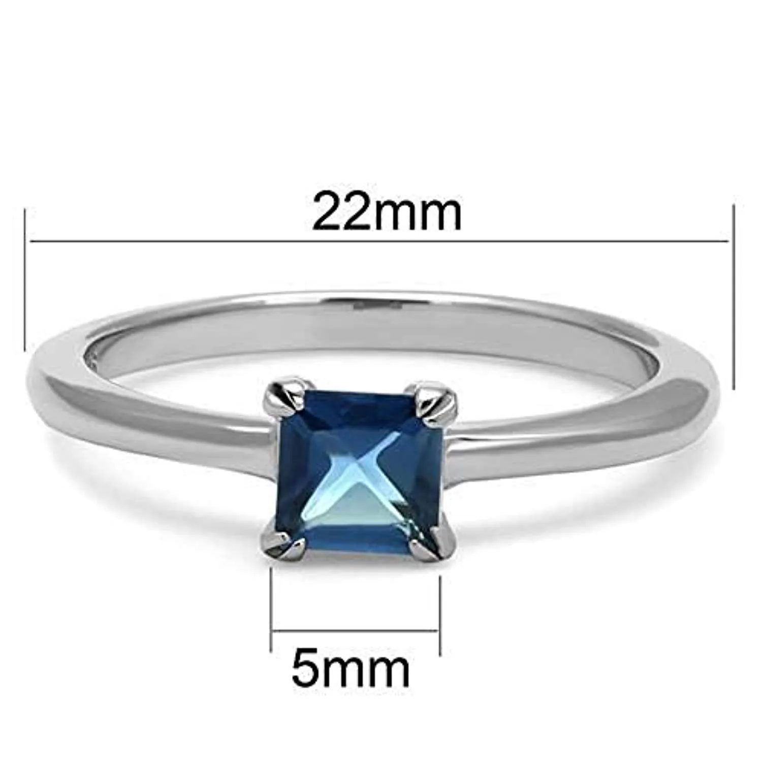 WildKlass Stainless Steel Ring High Polished Women Synthetic Montana