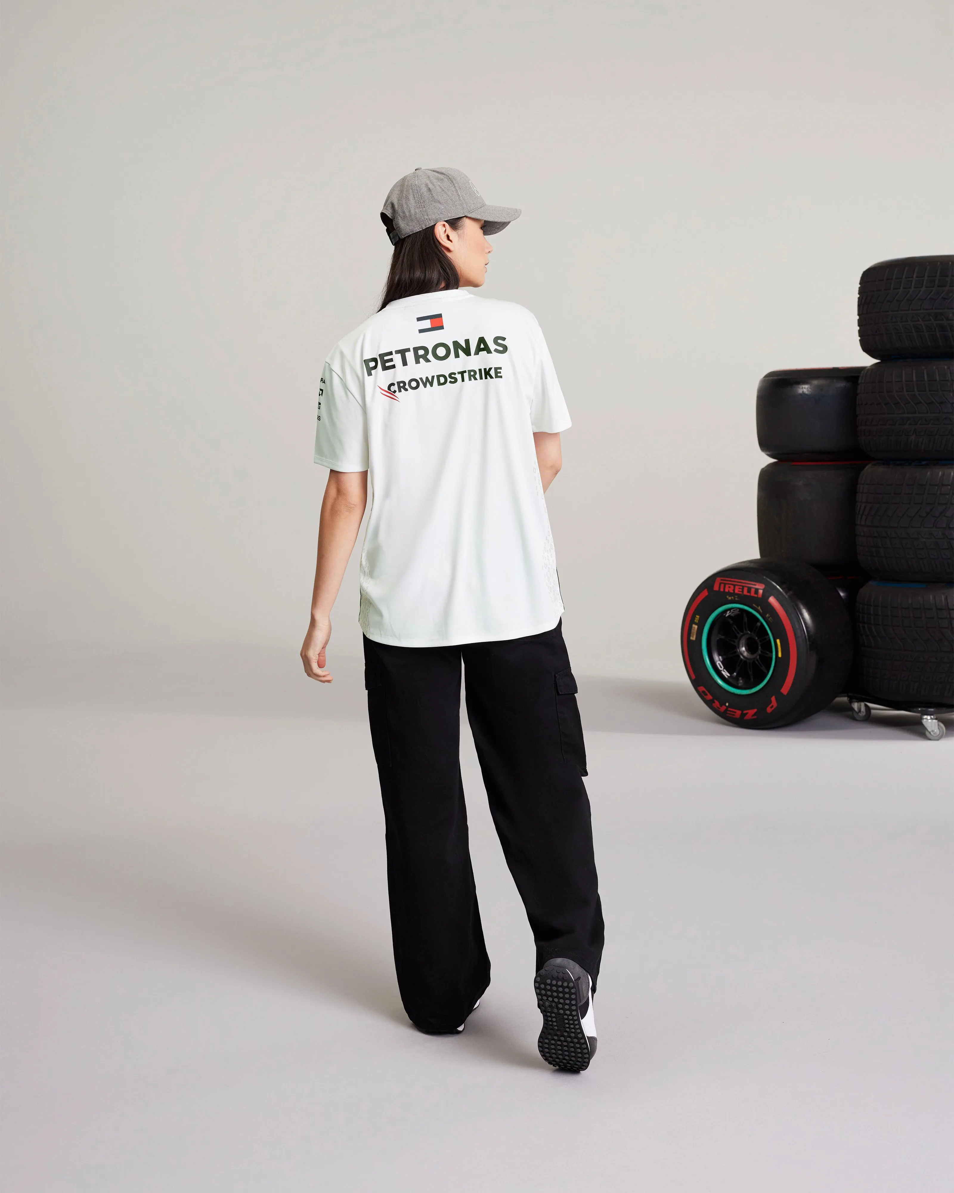 Womens 2023 Team Driver Tee White