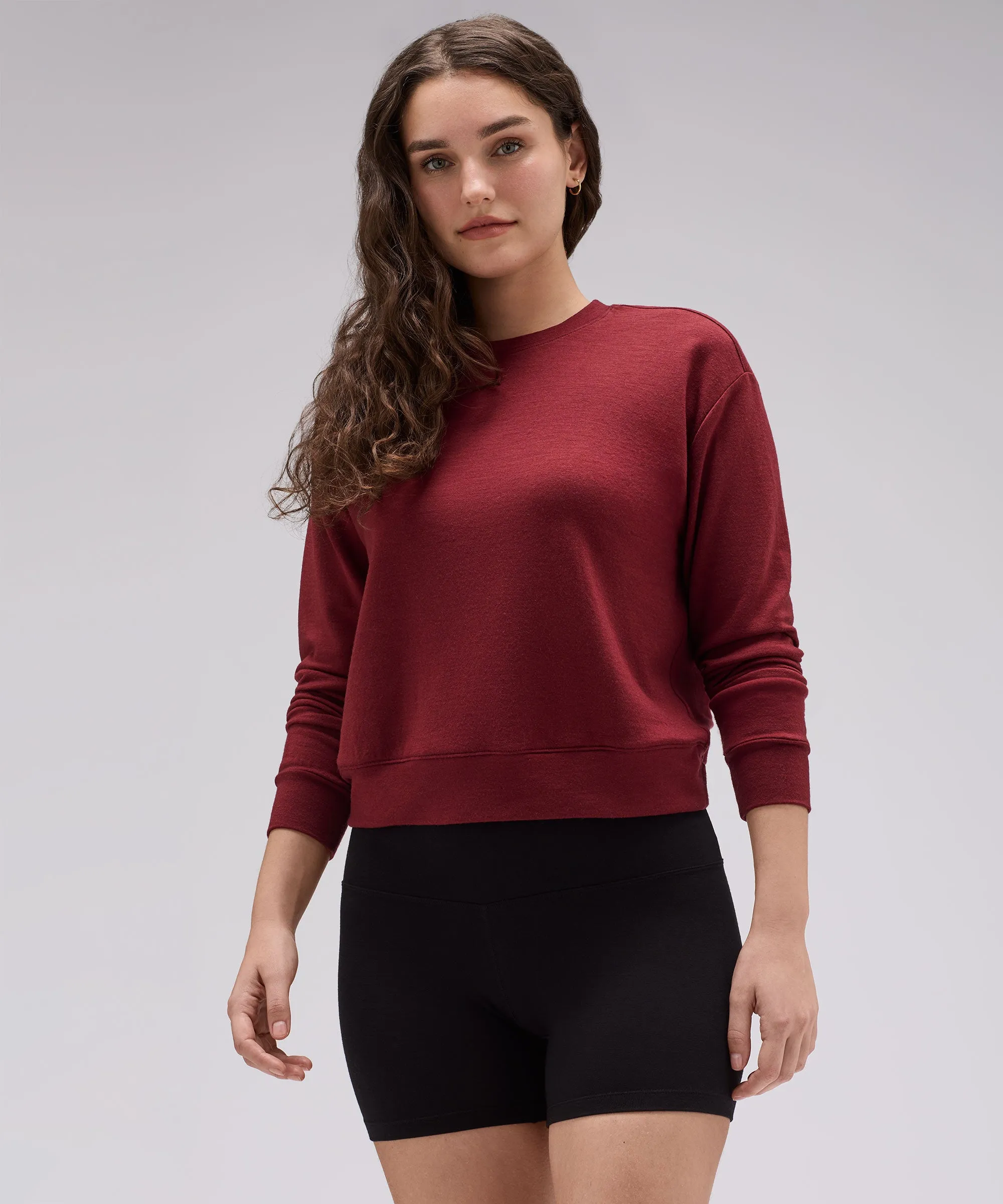 Women's Merino Boxy Sweatshirt