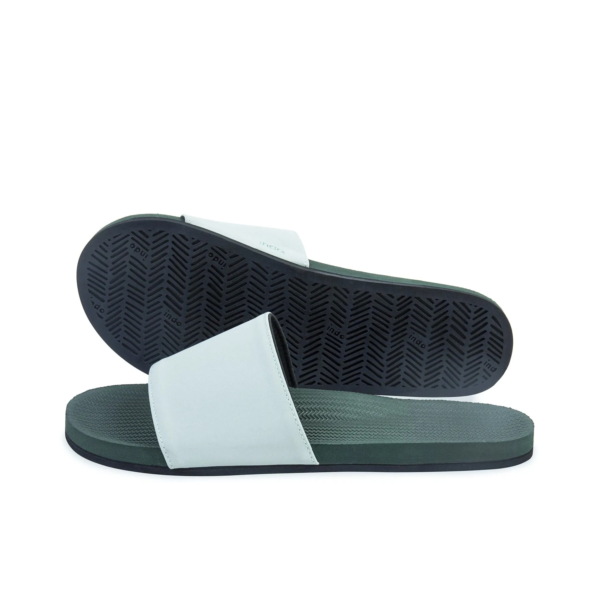 Women's Slide - Leaf/Leaf Light